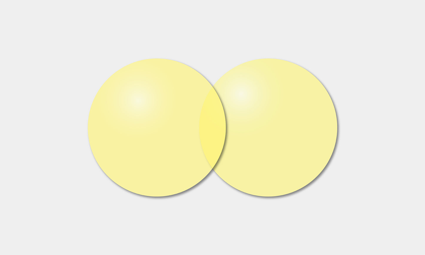 Sunglasses Lens (Color: Yellow) 1pair All frames can be converted to sunglasses. (except some frames)