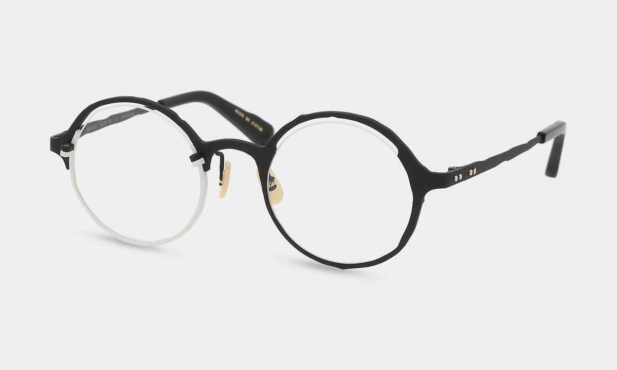 Masahiromaruyama Oval Black Acetate Optical Frames With International Fit - NWT MASAHIROMARUYAMA – Black Optical main image 4