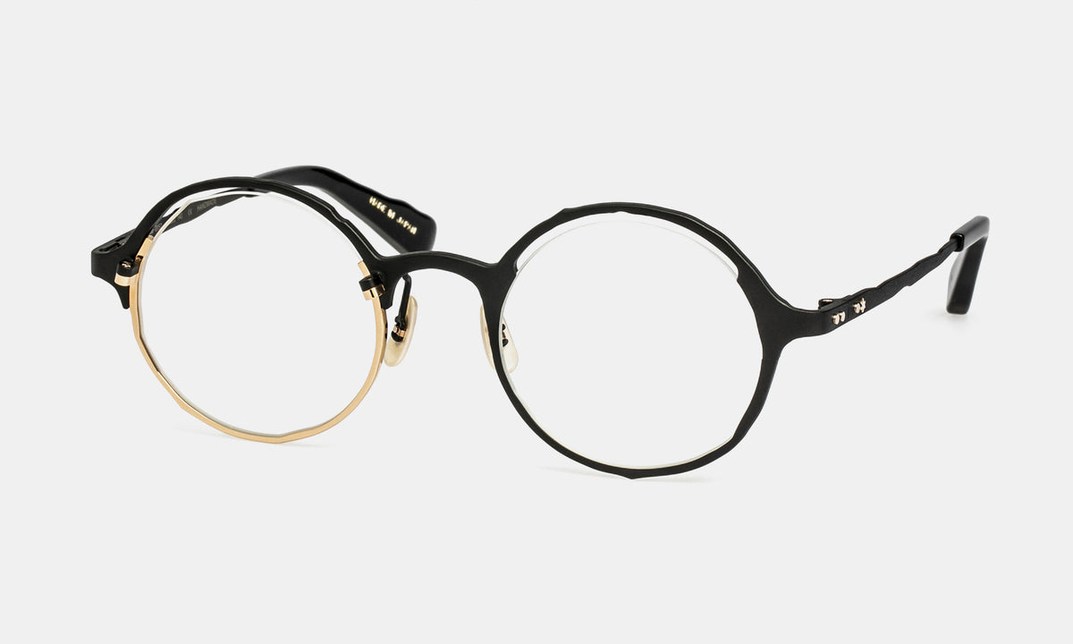 Masahiromaruyama Rounded Black Metal Optical Frame With International Fit - NWT MASAHIRO MARUYAMA. Asymmetrical. Appointments are NEEDED to  main image 4